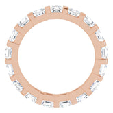 14K Rose 1 9/10 CTW Natural Diamond Eternity Band Size 7